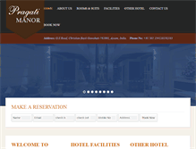 Tablet Screenshot of hotelpragatimanor.com